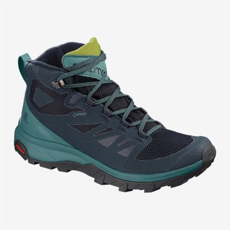 Scarpe Trekking Salomon OUTline Mid GTX W Donna Blu Marino IT 1-A75